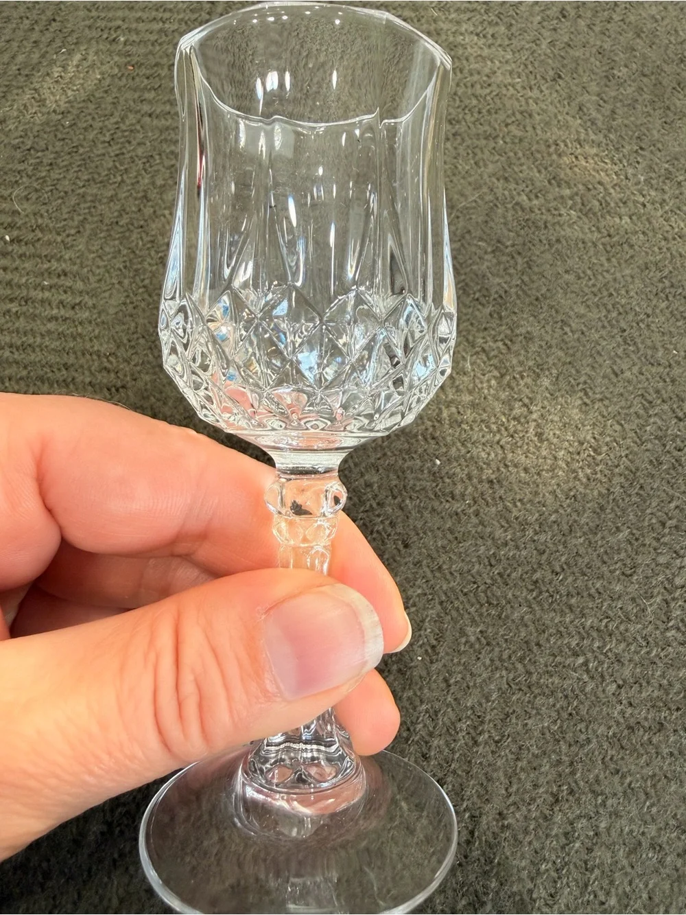 Cristal d’Arques Longchamp Apertif Crystal- Cordial Glasses - Set of 5
